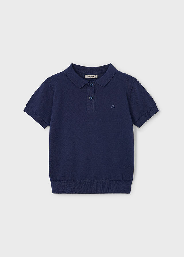 || Mayoral || Gebreide polo met korte mouw - Navy