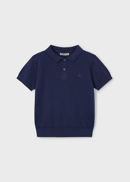 || Mayoral || Gebreide polo met korte mouw - Navy
