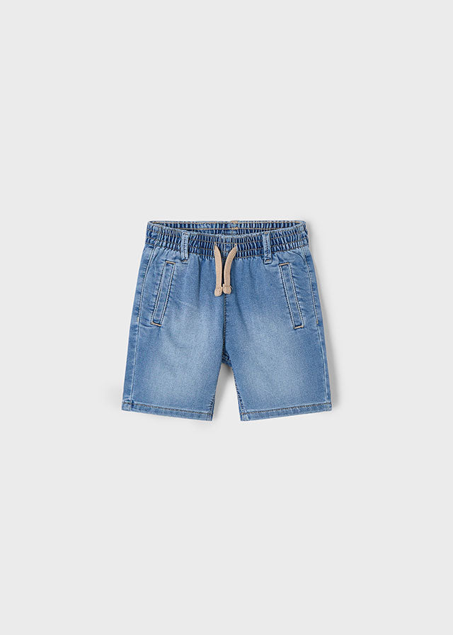 || Mayoral || Denim short met elastieken band