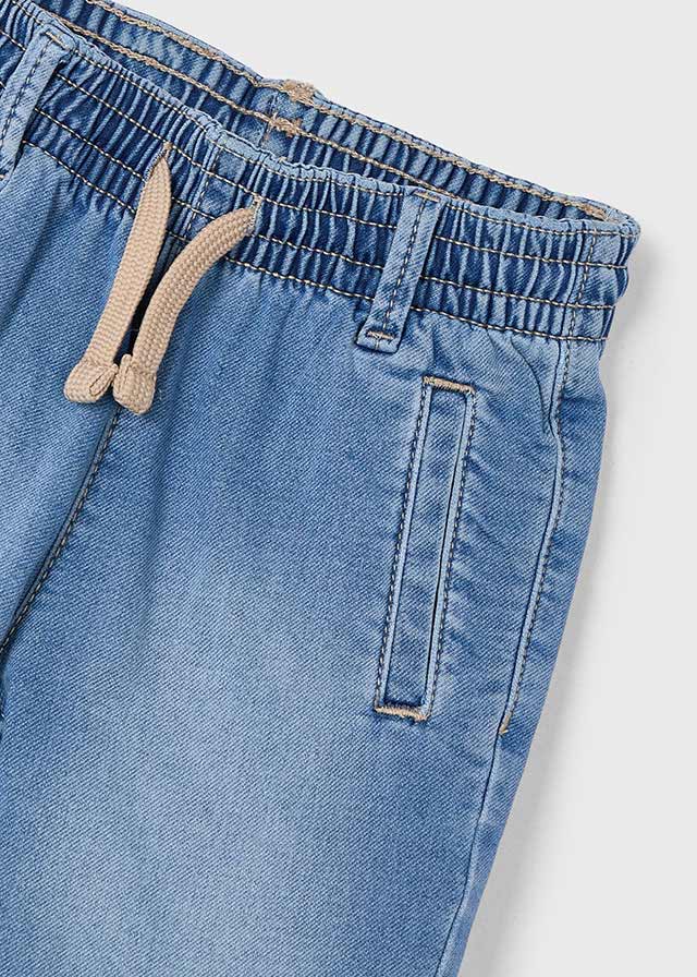 || Mayoral || Denim short met elastieken band
