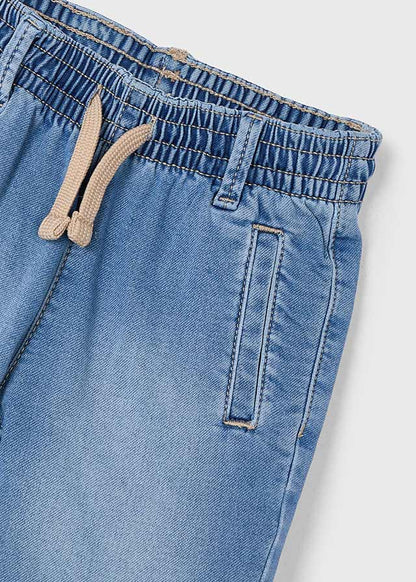 || Mayoral || Denim short met elastieken band