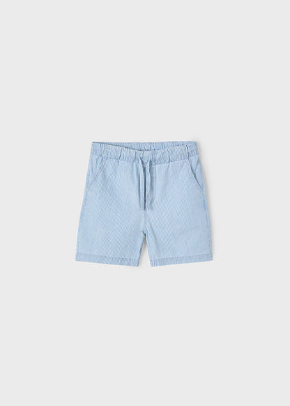 || Mayoral || Gestreepte denim shorts