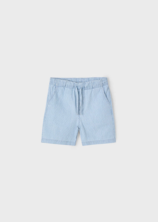 || Mayoral || Gestreepte denim shorts