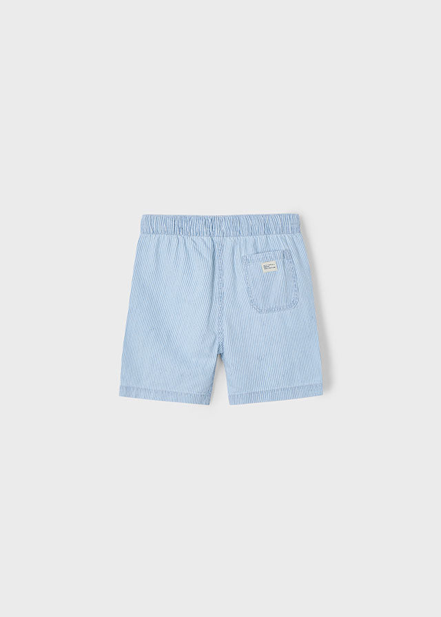 || Mayoral || Gestreepte denim shorts