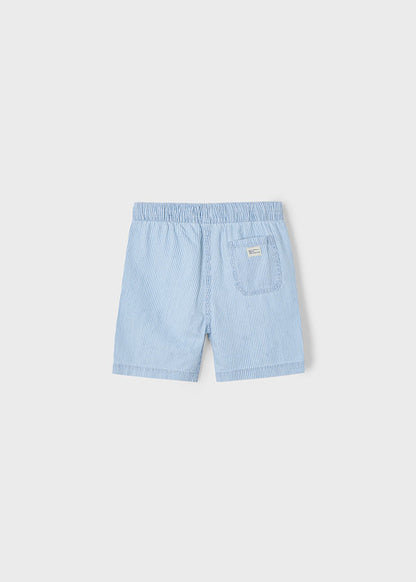 || Mayoral || Gestreepte denim shorts