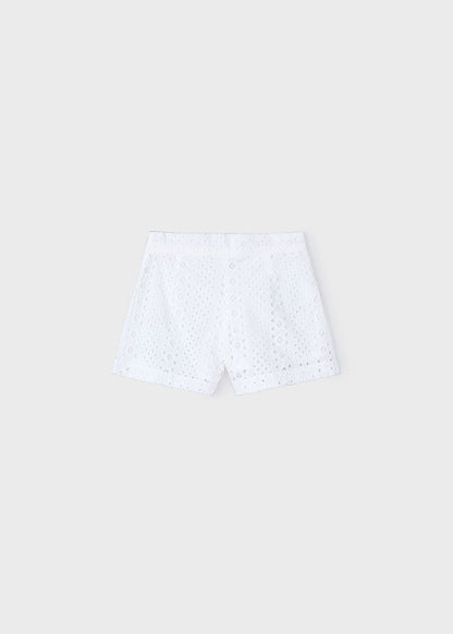 || Mayoral || Broderie shorts
