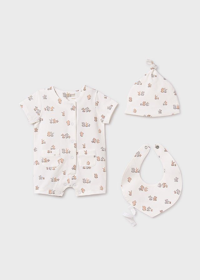 || Mayoral || Unisex newborn set met playsuit