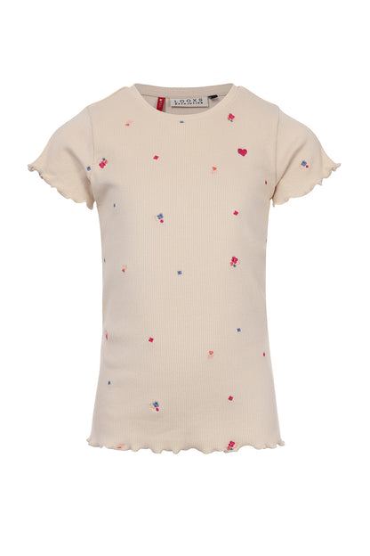 || LOOXS || T-shirt met geborduurde bloemen