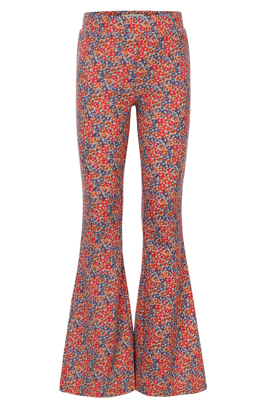 || LOOXS || Flared crinkle legging met bloemetjes