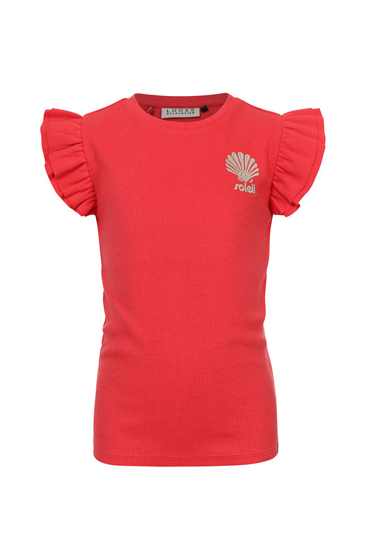 || LOOXS || T-shirt rib met borduursel