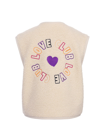 || LOOXS || Teddy gilet ‘Love Club’