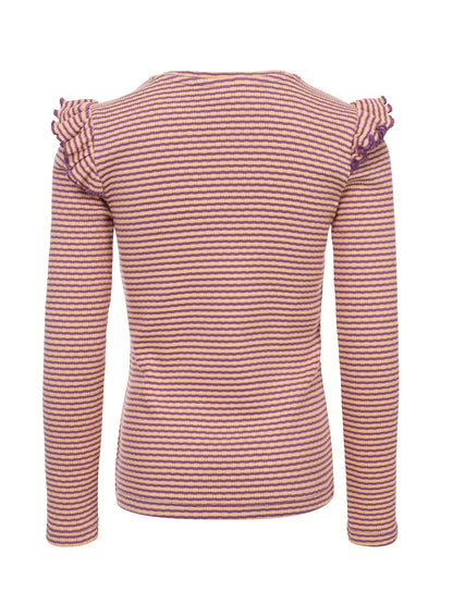 || LOOXS || Gestreepte longlseeve met ruffles