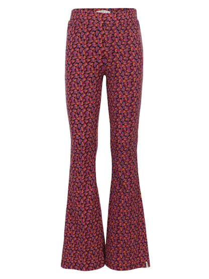 || LOOXS || Flare crinckled broek met print