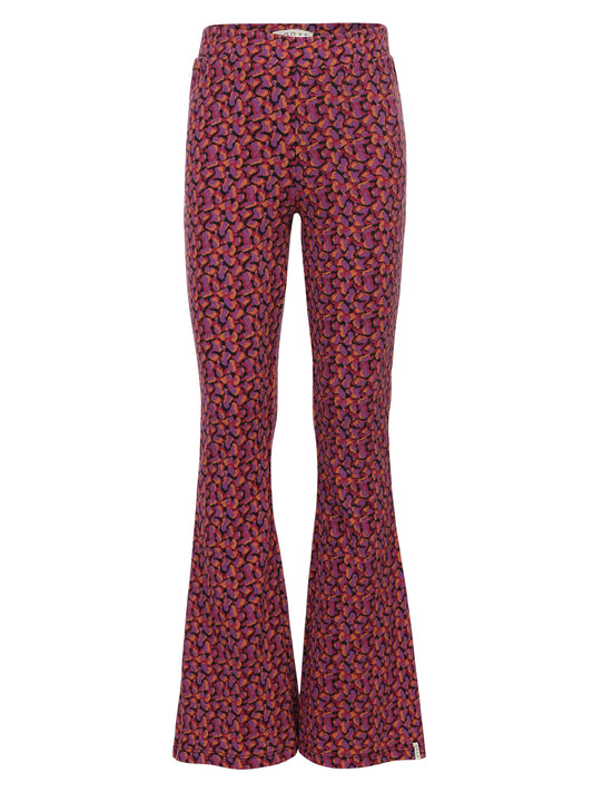 || LOOXS || Flare crinckled broek met print