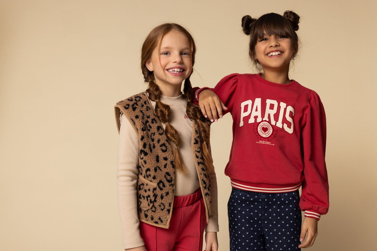 || LOOXS || Teddy gilet panter ‘Love Club’