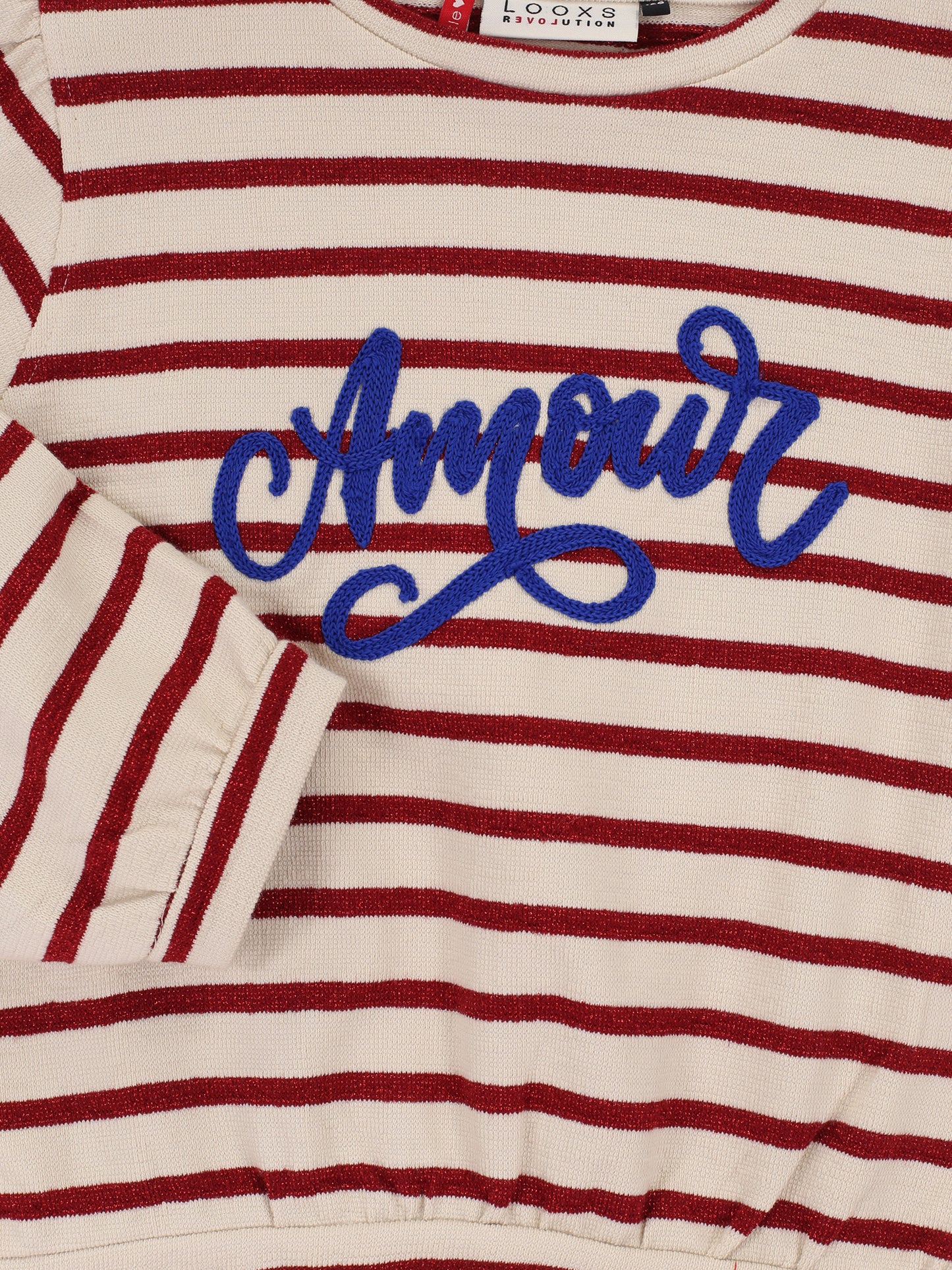 || LOOXS || Gestreepte trui ‘Amour’