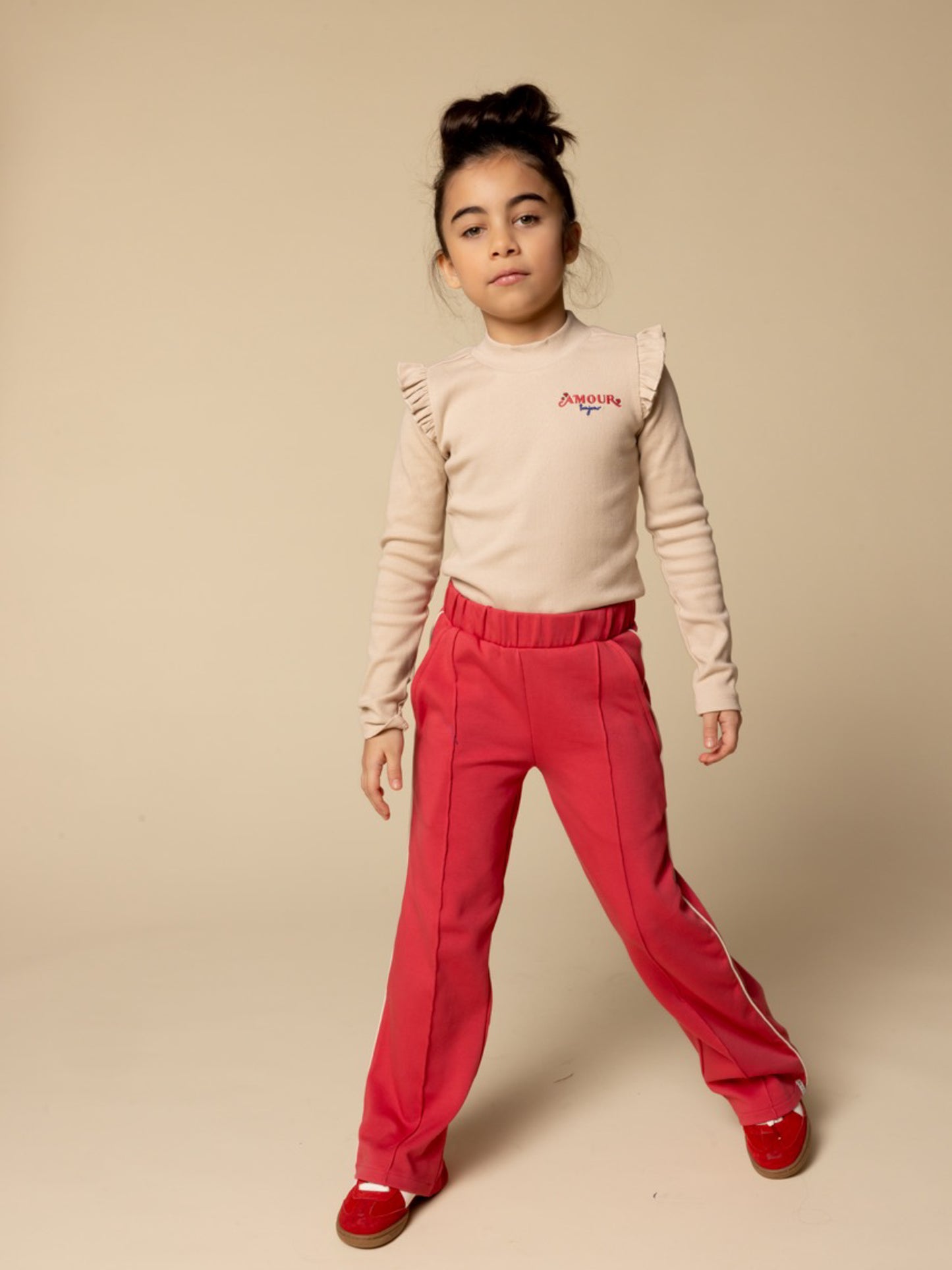 || LOOXS || T-shirt rib met ruffles