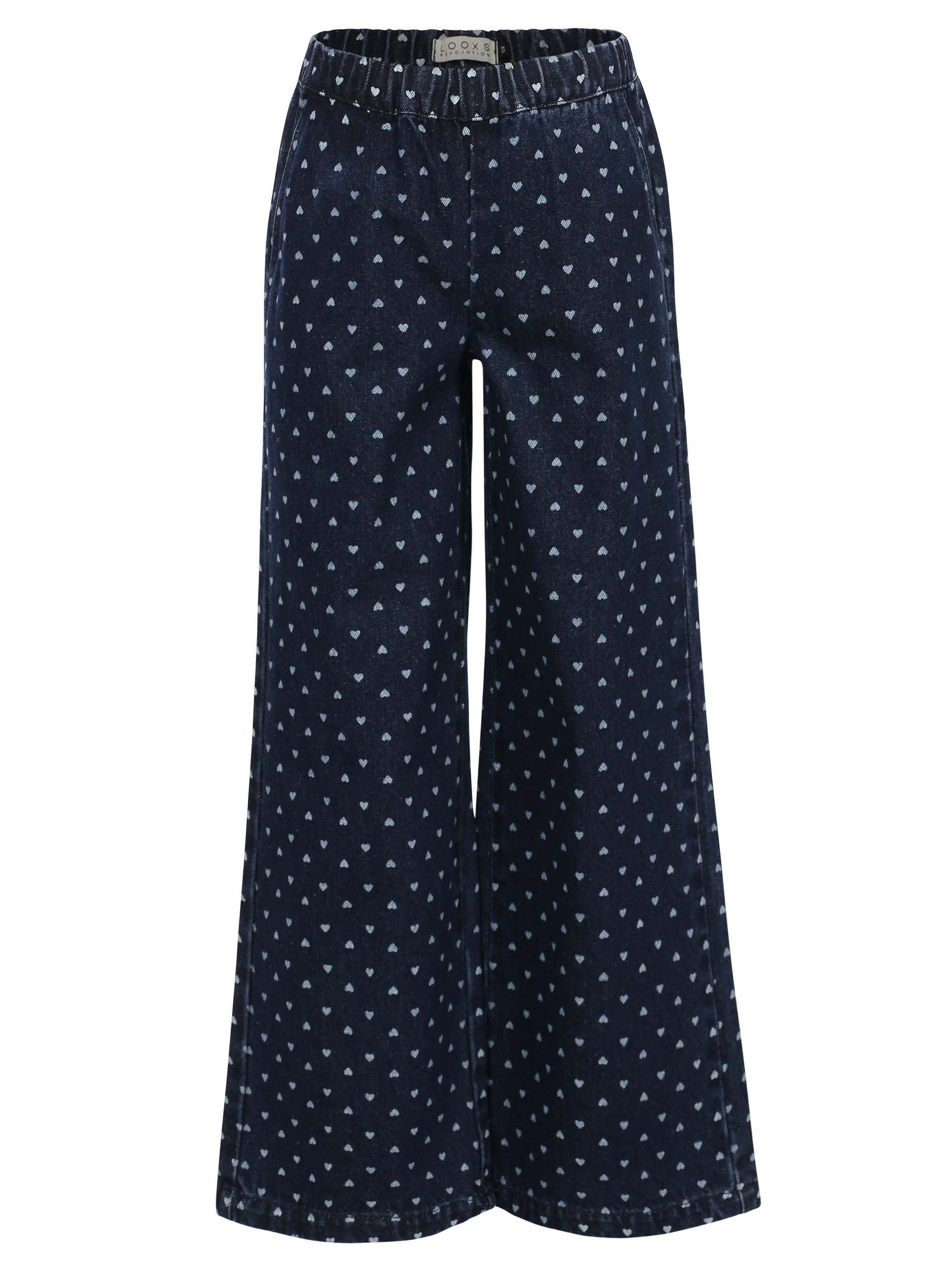 || LOOXS || Wideleg denim met hartjes