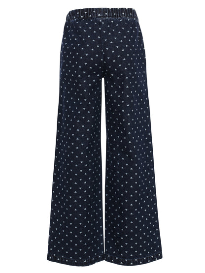 || LOOXS || Wideleg denim met hartjes