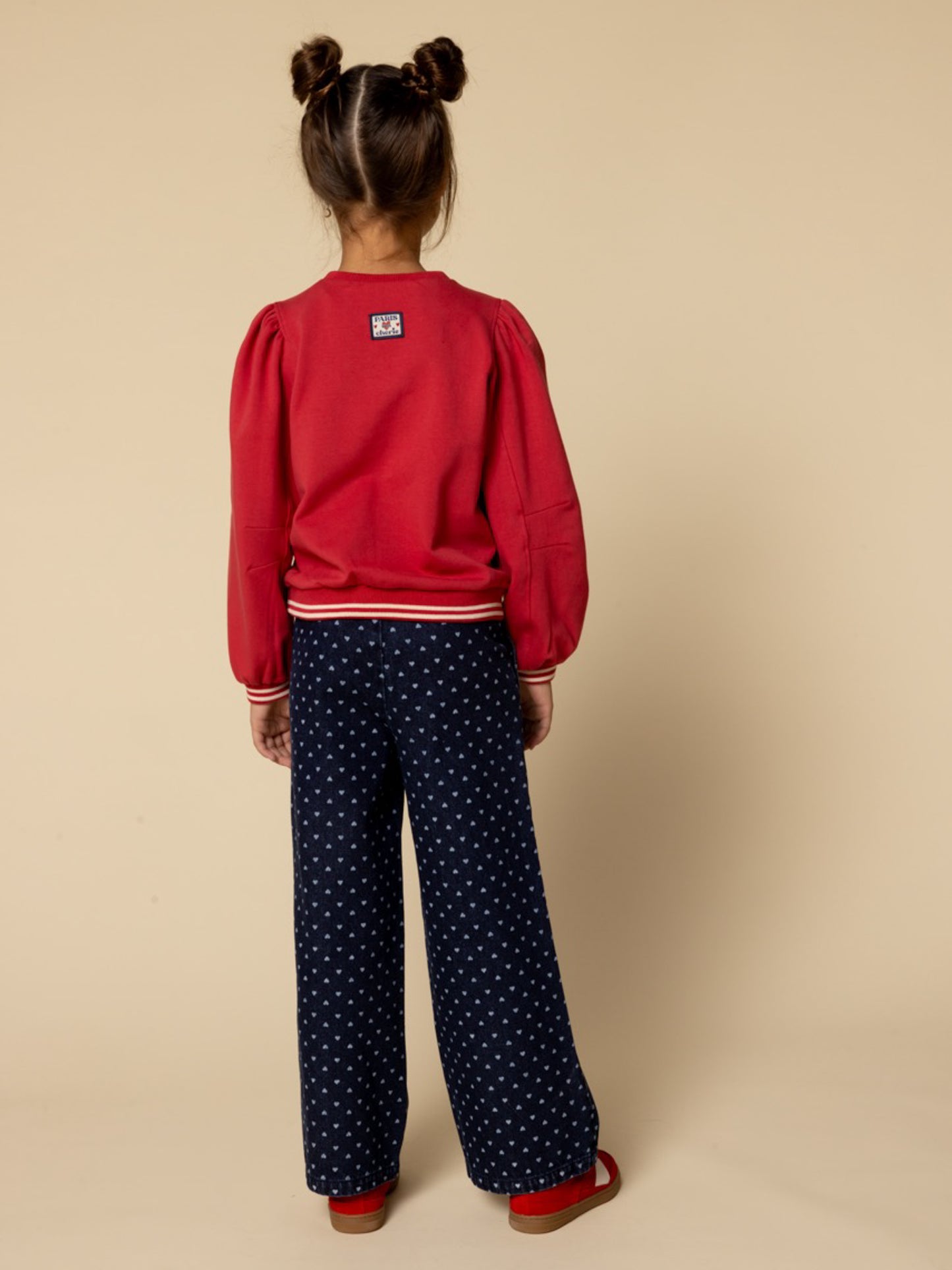 || LOOXS || Wideleg denim met hartjes