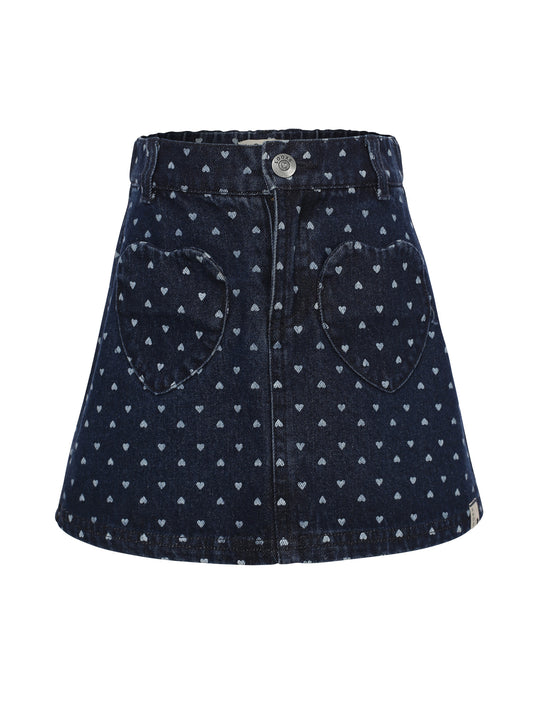|| LOOXS || Jeans rok met hartjes