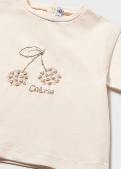 || Mayoral || Basis t-shirt glinster kersen