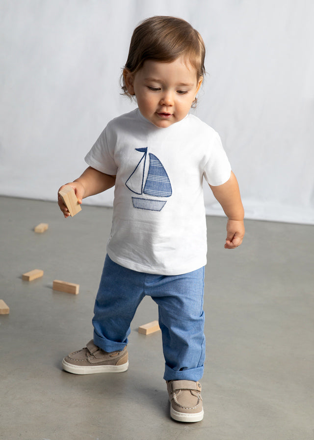 || Mayoral || T-shirt met zeilboot