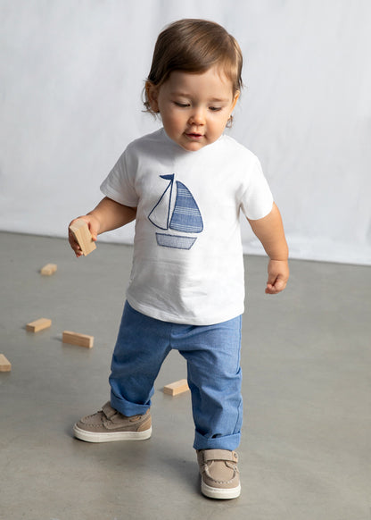|| Mayoral || T-shirt met zeilboot