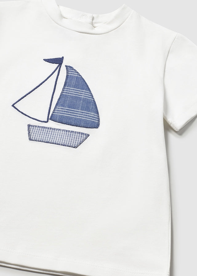 || Mayoral || T-shirt met zeilboot