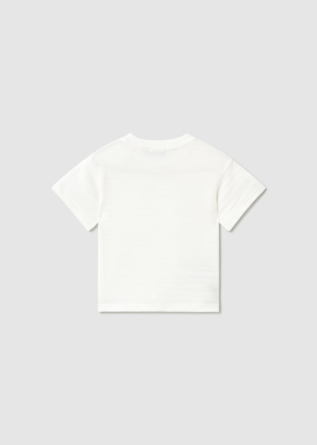 || Mayoral || Gebreid t-shirt met houten knoopjes