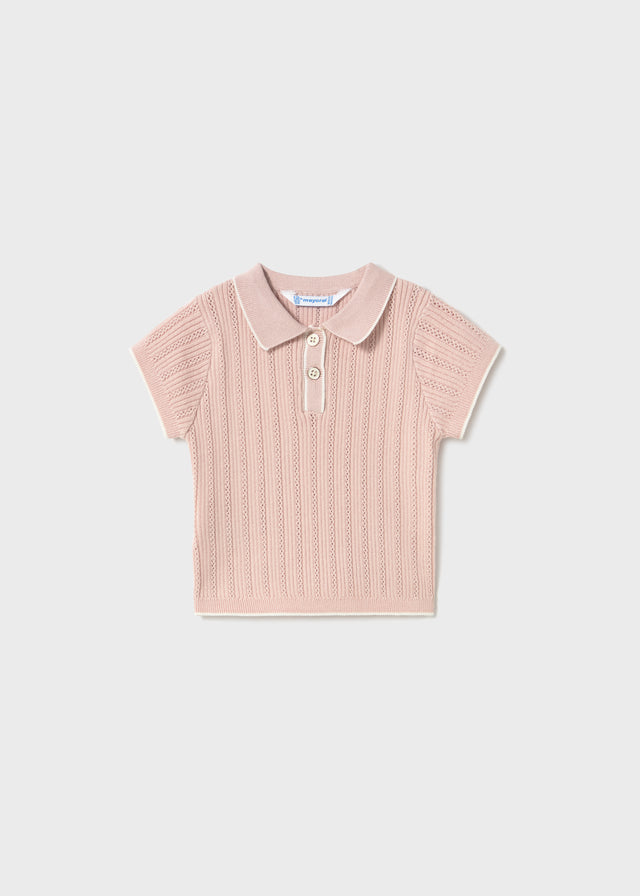 || Mayoral || Gebreid polo met ajour