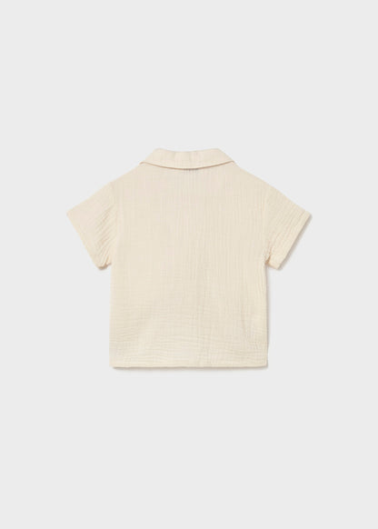 || Mayoral || Mousseline shirt met korte mouwen