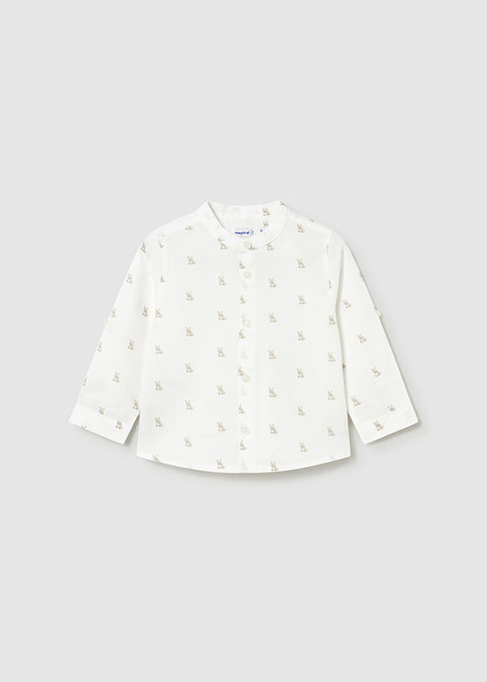 || Mayoral || Linnen overhemd met hondjes