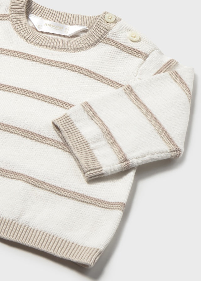 || Mayoral || Gestreepte trui - Naturel