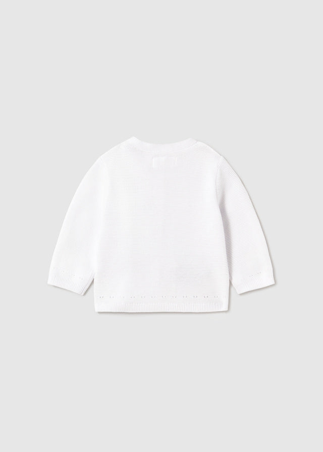 || Mayoral || Gebreid vestje pointelle - Wit