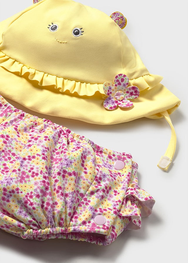 || Mayoral || Zwemluier met hoedje - Bloemen
