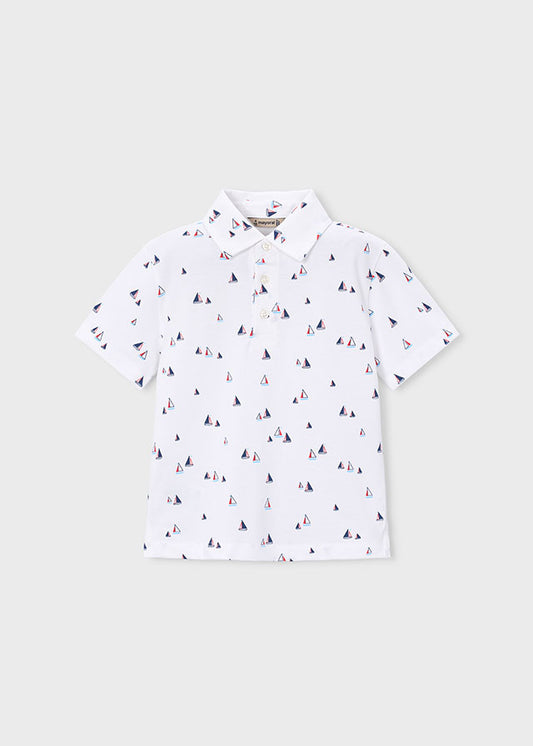 || Mayoral || Piqué polo met zeilboten