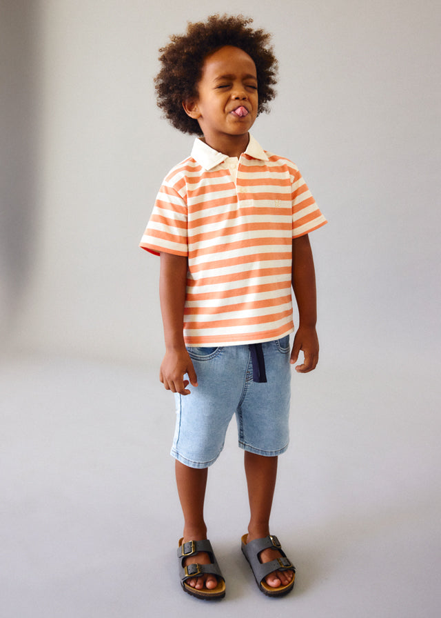 || Mayoral || Denim short met elastieken band