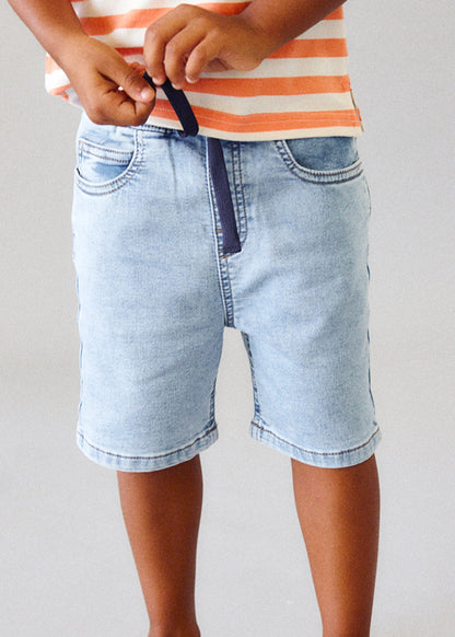 || Mayoral || Denim short met elastieken band
