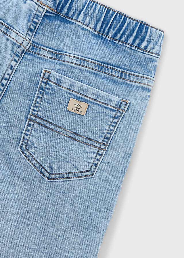 || Mayoral || Denim short met elastieken band