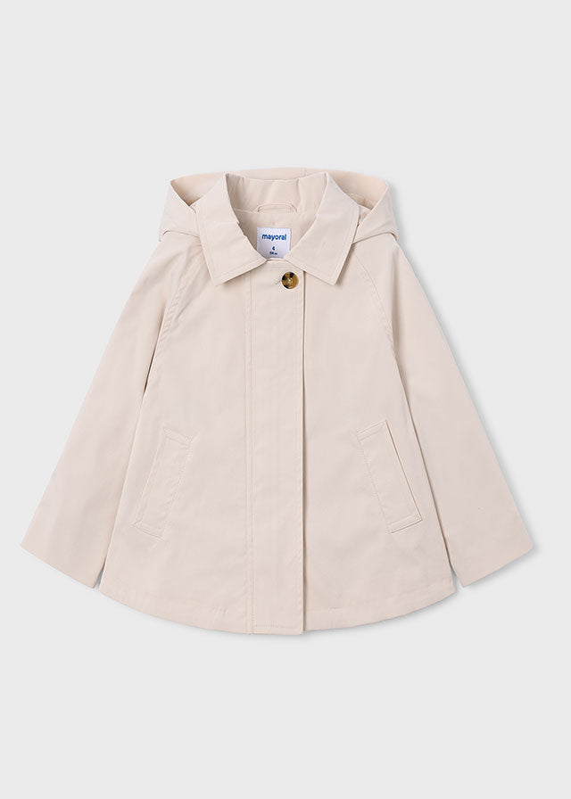 || Mayoral || Korte trenchcoat met capuchon