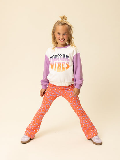 || LOOXS || Flared legging met bloemen print