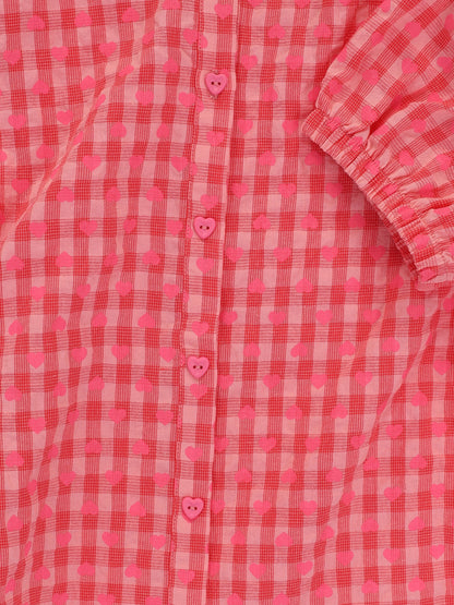 || LOOXS || Katoenen blouse met hartjes