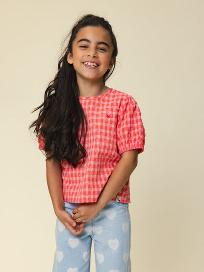 || LOOXS || Katoenen blouse met hartjes