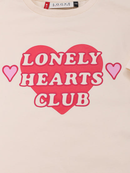 || LOOXS || T-shirt korte mouw ‘Lonely Hearts Club’