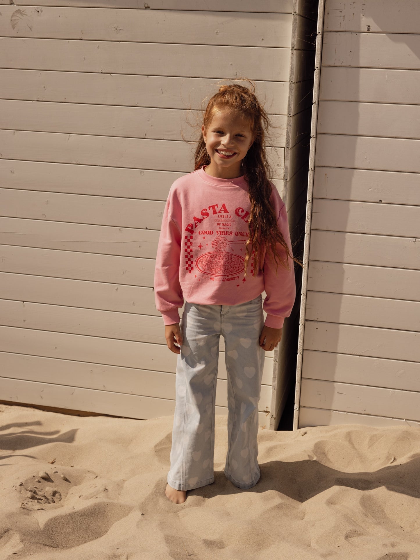 || LOOXS || Wideleg jeans met harten