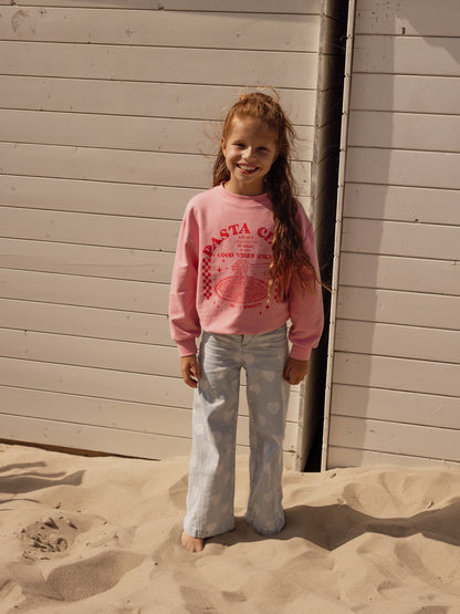 || LOOXS || Wideleg jeans met harten