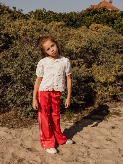 || LOOXS || Broderie blouse met strikjes