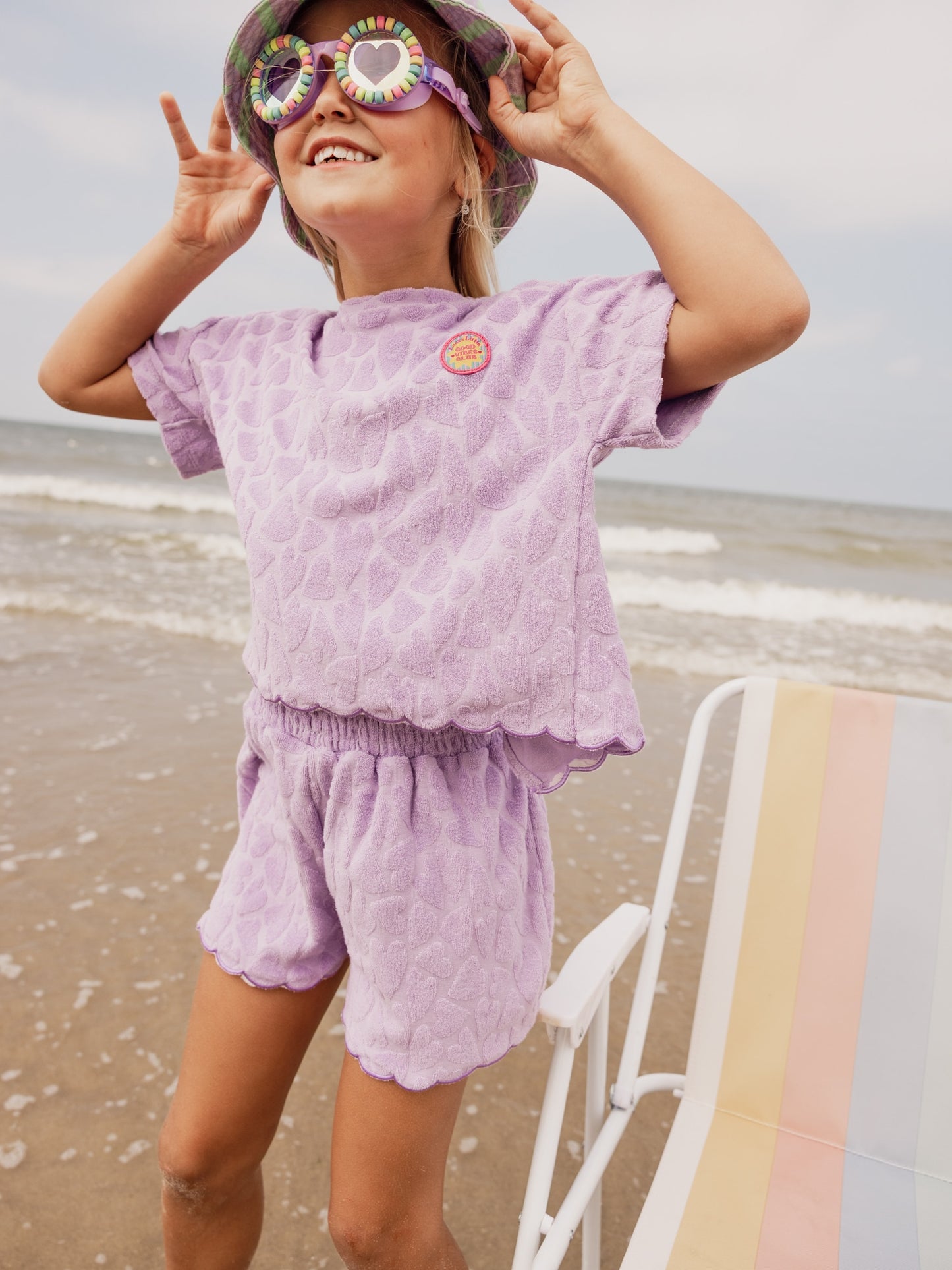 || LOOXS || Korte broek met badstof harten