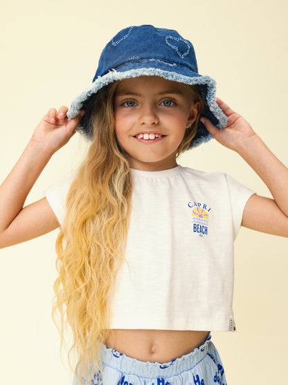 || LOOXS || Cropped t-shirt met backprint